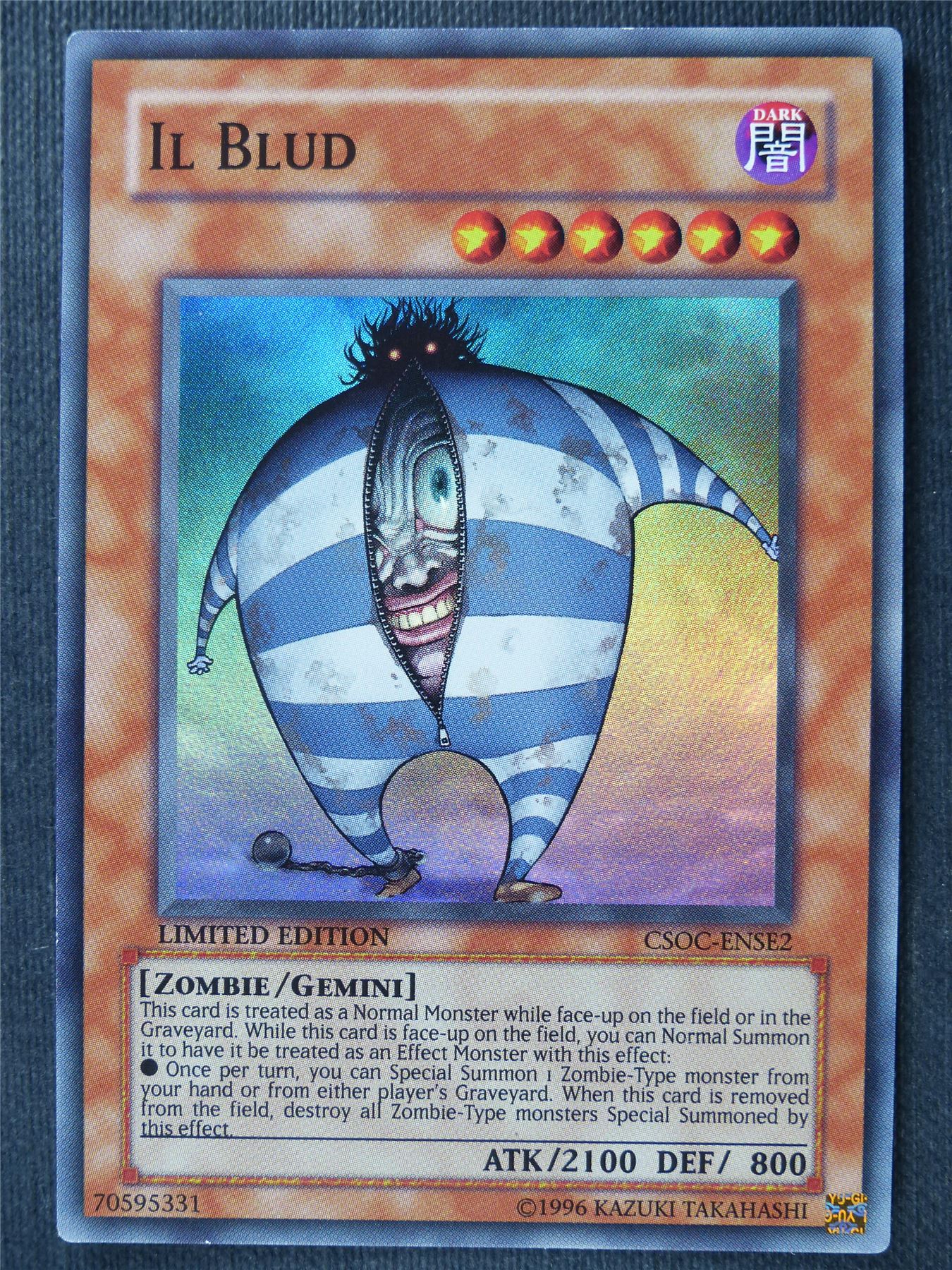 Il Blud CSOC Super Rare - lim ed - Yugioh Card #2X7