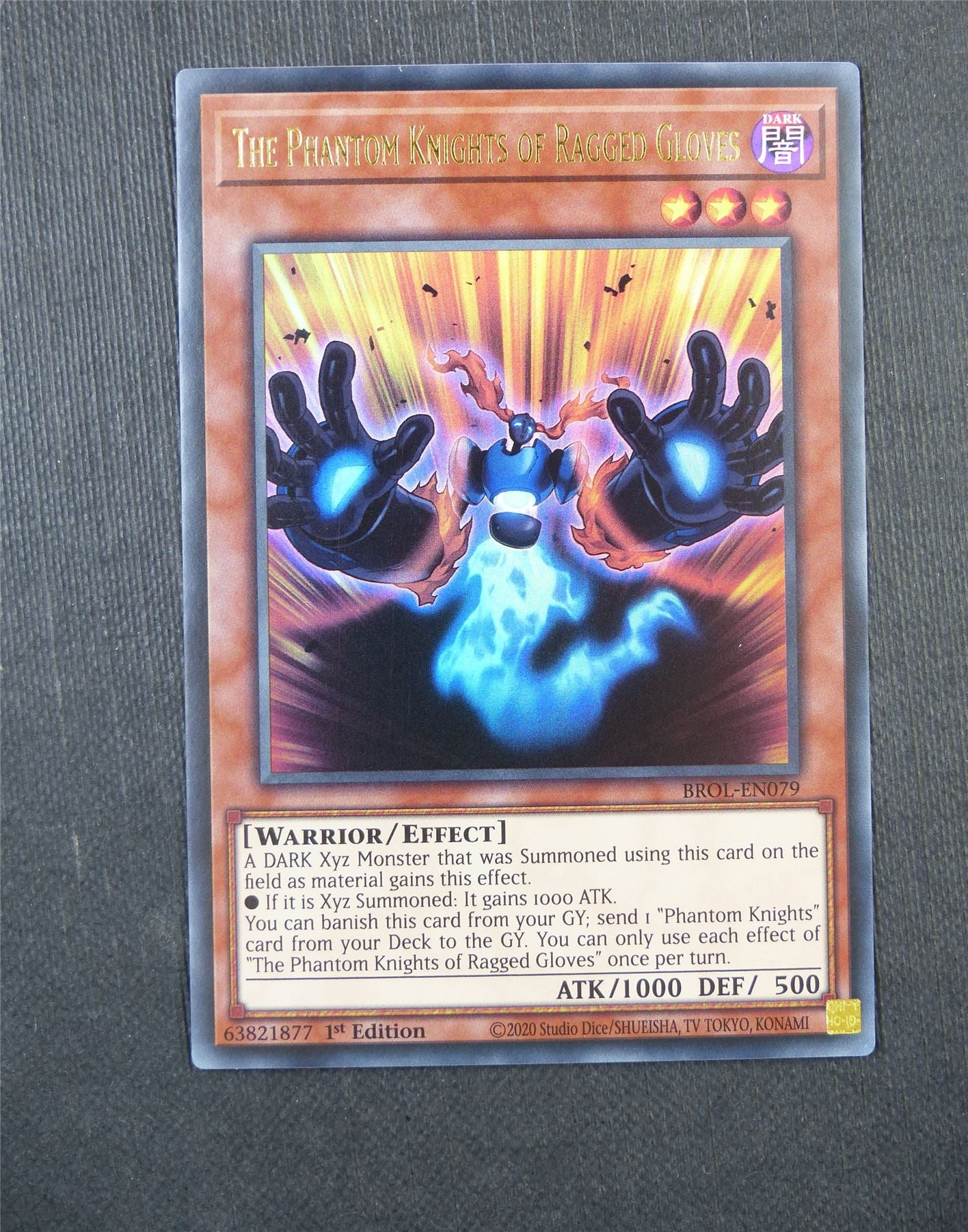 Phantom Knights of Ragged Gloves BROL Ultra Rare 1st Ed - Yugioh Card #5FU