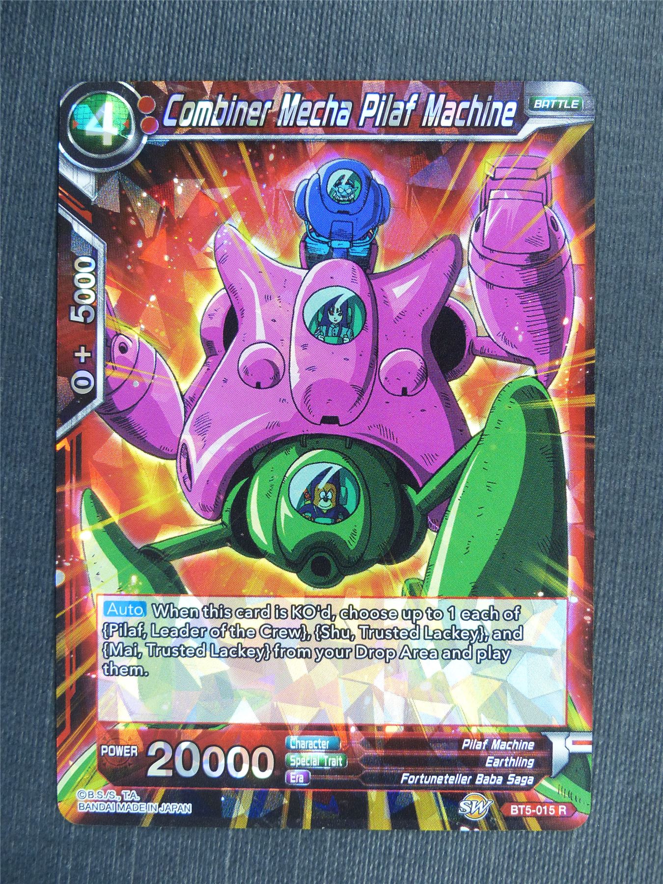 Combiner Mecha Pilaf Machine R - Dragon Ball Super Cards #432