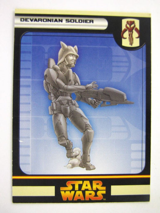Star Wars Miniature Spare Cards: DEVARONIAN SOLDIER # 11B16