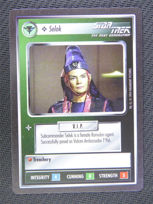 Selok Black Border - Star Trek CCG Next Gen #4ZJ