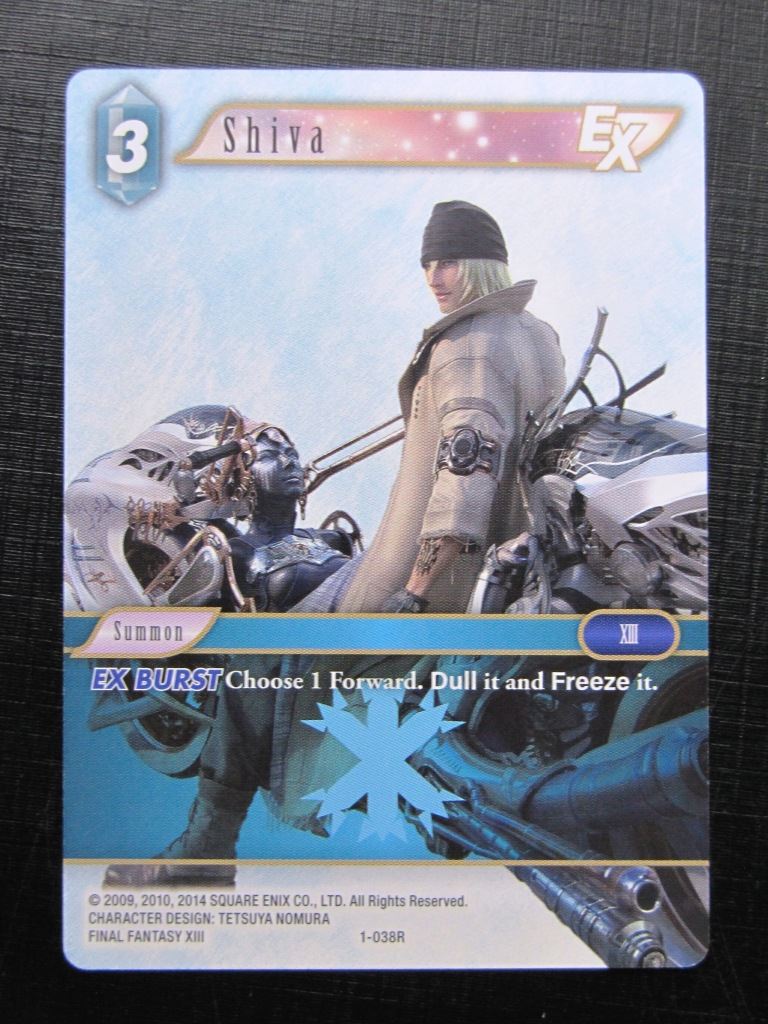 Final Fantasy Cards: SHIVA 1-038R # 29B41