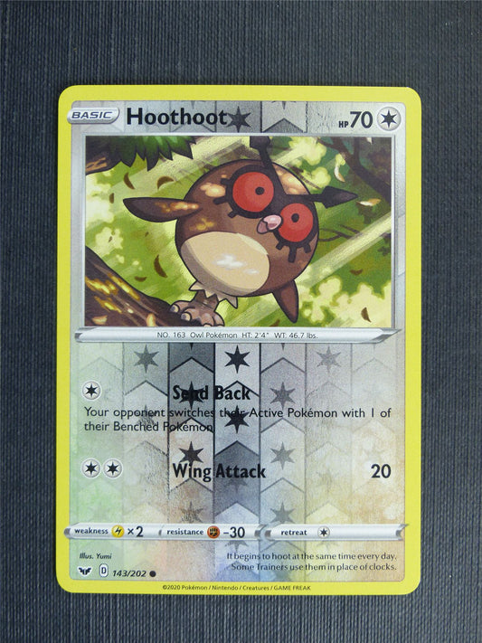 Hoothoot 143/202 Reverse Holo - Pokemon Cards #1DF