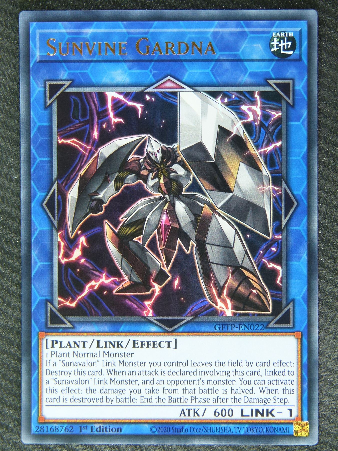 Sunvine Gardna GFTP Ultra Rare - 1st ed - Yugioh Card #83M