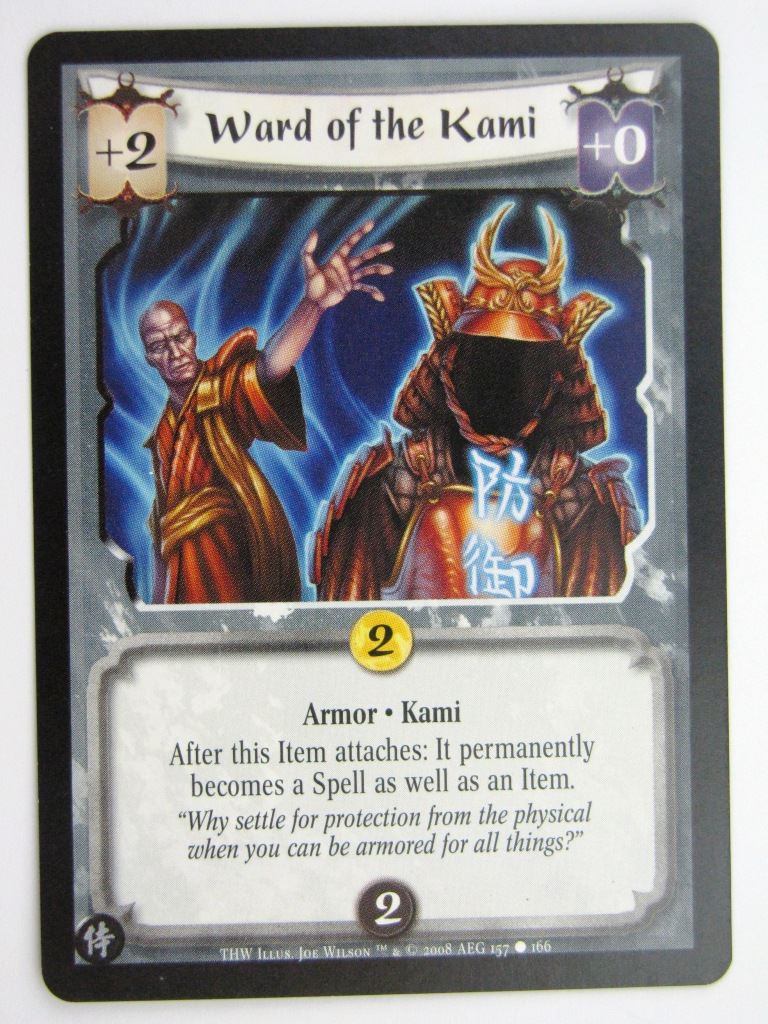 Vintage L5R Cards: WARD OF THE KAMI # 27E59