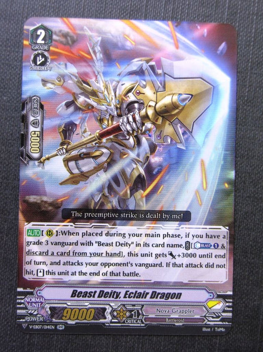 Beast Deity Eclair Dragon RR - V-EB07 - Vanguard Cards # 9G43