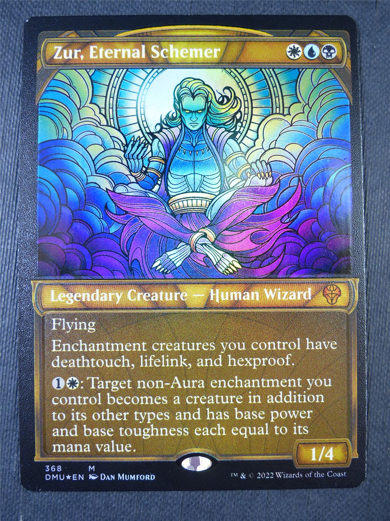 Zur Eternal Schemer Textured Foil - Dominaria United Mtg Card #7A1