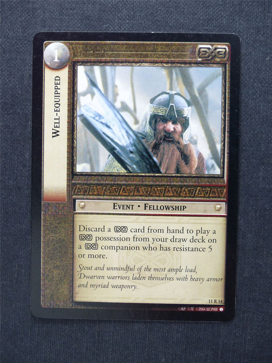 Well-Equipped 11 R 14 - LotR Cards #5O