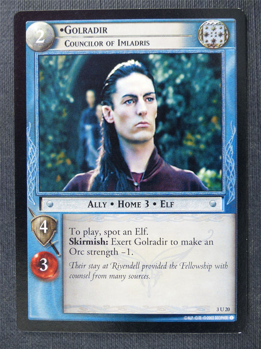 Golradir 3 U 20 - LotR Cards #2SX