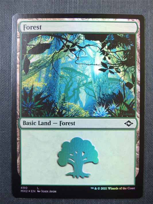 Forest 490 Foil - Modern Horizons 2 - Mtg Card #40M