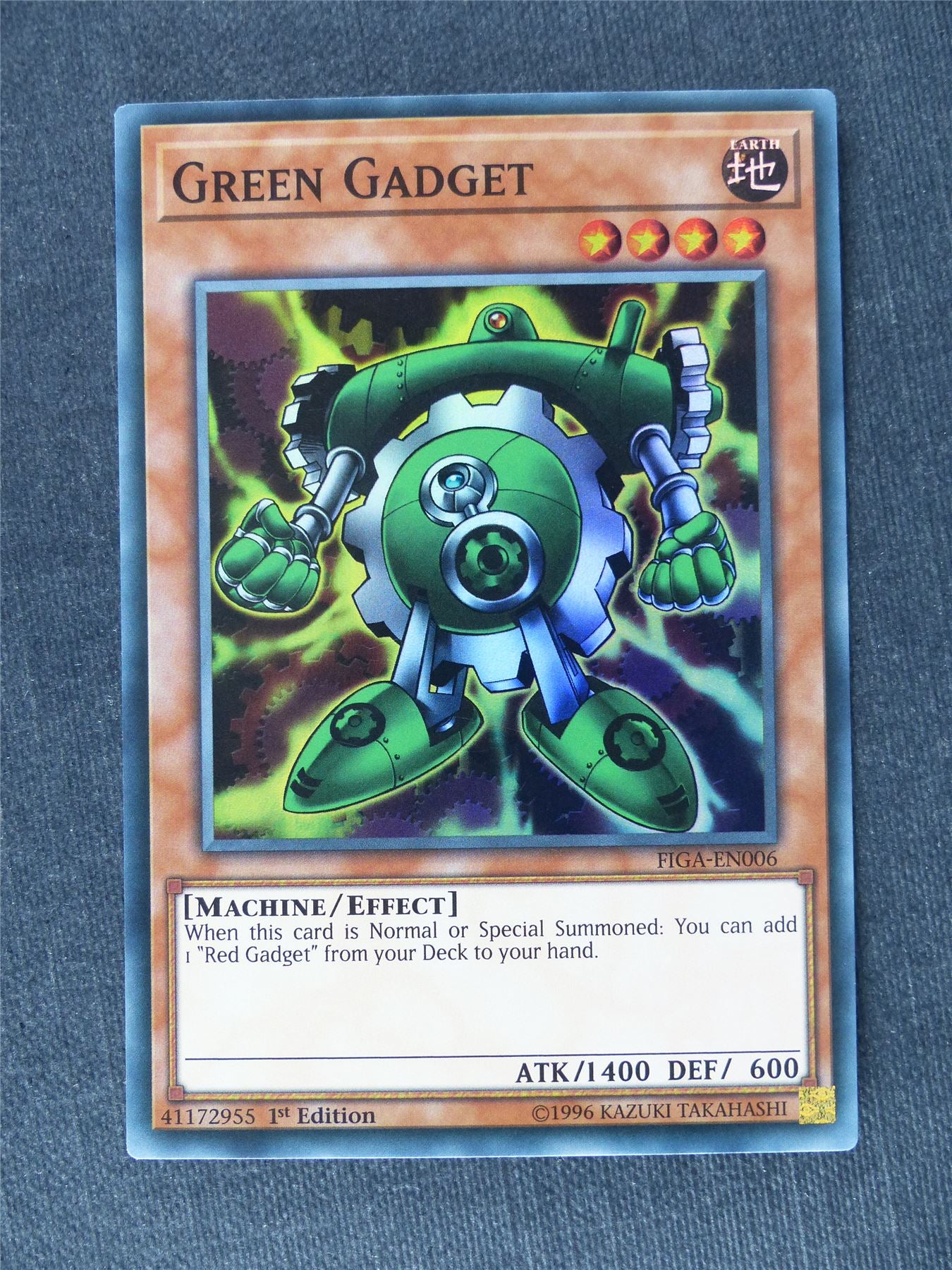 Green Gadget FIGA Super Rare - 1st ed - Yugioh Cards #TR