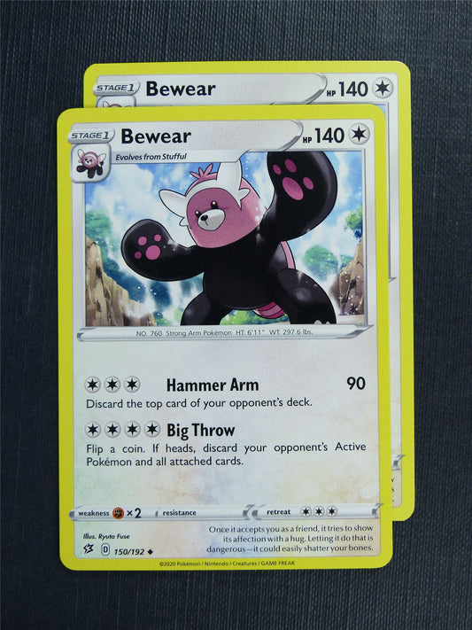 Bewear 150/192 x2 - RCL - Pokemon Card  #3L1