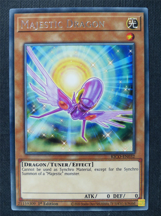 Majestic Dragon KICO Rare - 1st ed Yugioh Cards #370