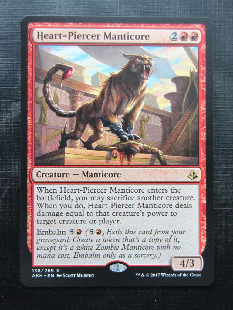 MTG Magic Cards: HEART-PIERCER MANTICORE # B77