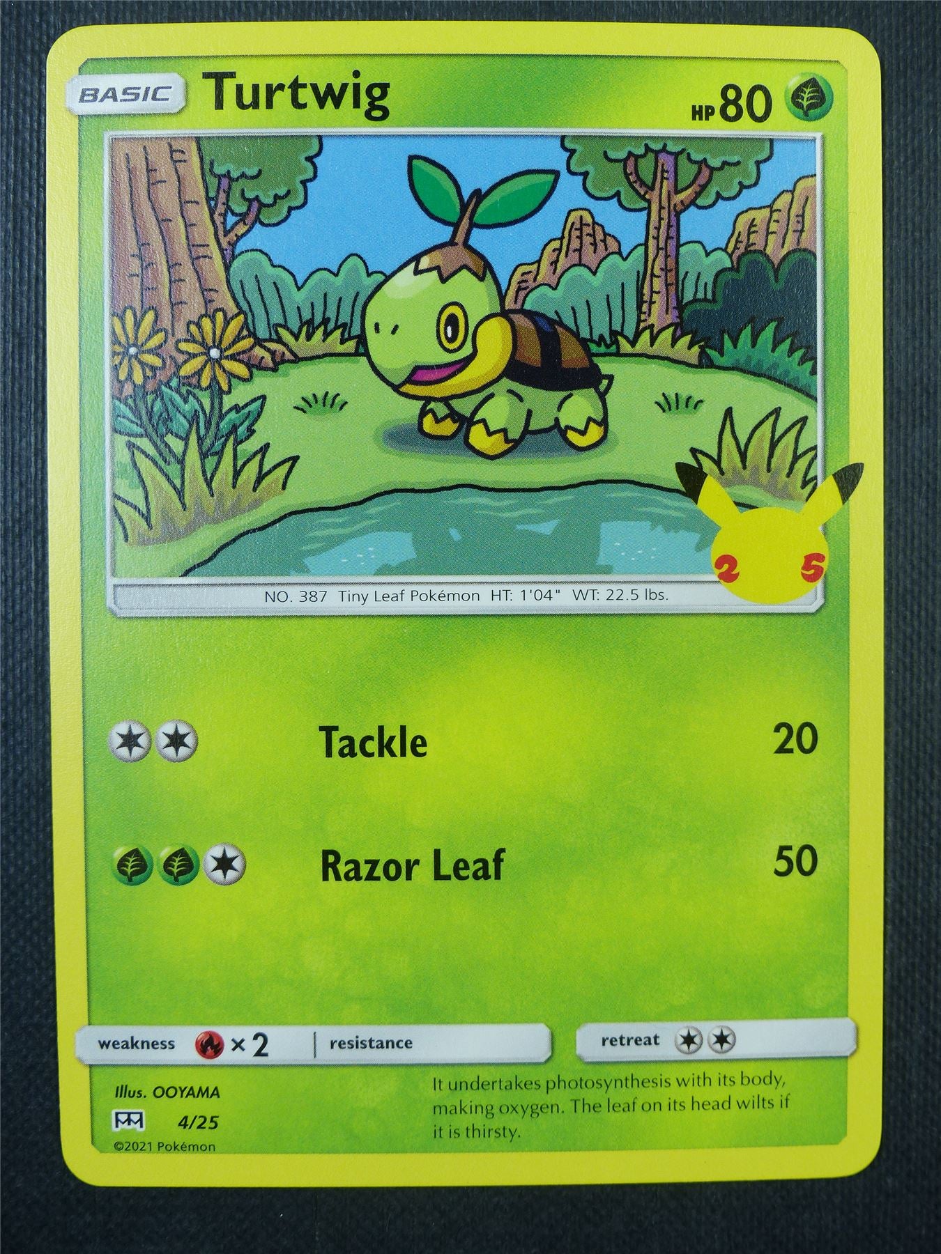 Turtwig 4/25 Mcdonalds Promo - Pokemon Card #6QI