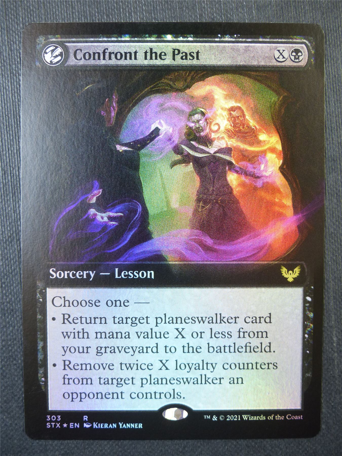 Confront the Past Extended art Foil - Mtg Card #8AC