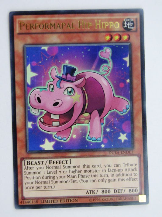 Yugioh Cards: PERFORMAPAL HIP HIPPO DUEA ULTRA RARE # 28F46