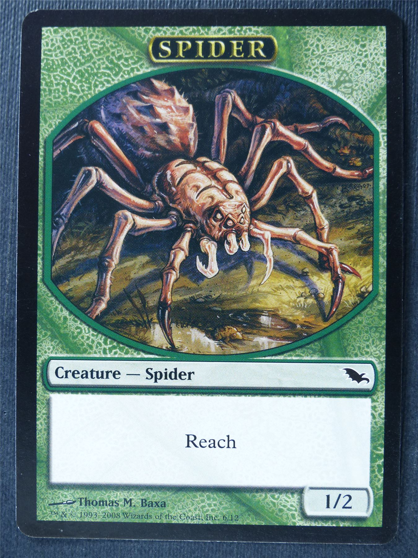 Spider Token - Mtg Card #4NH