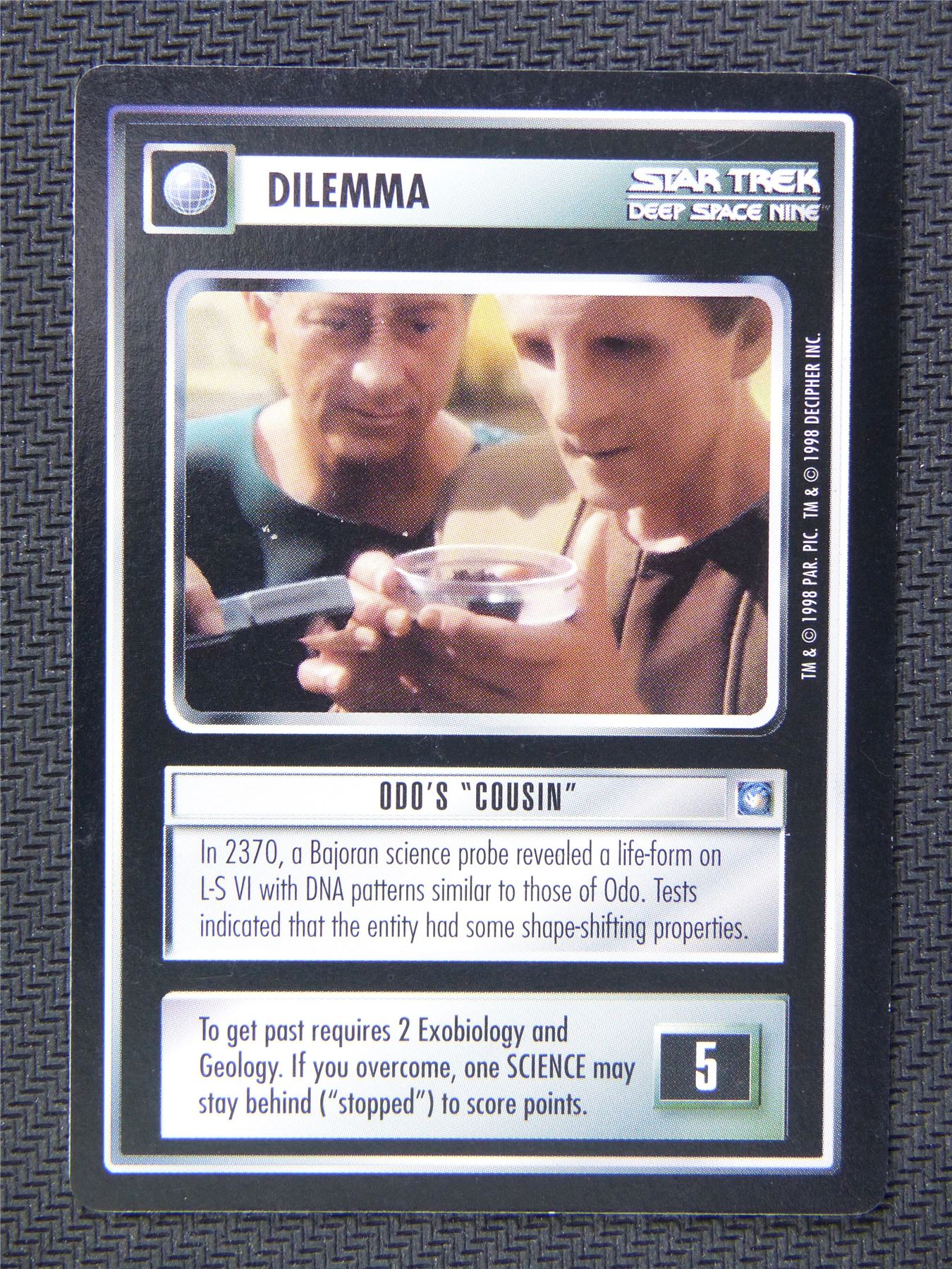 Dilemma Odds Cousin - Star Trek CCG Deep Space Nine #57H