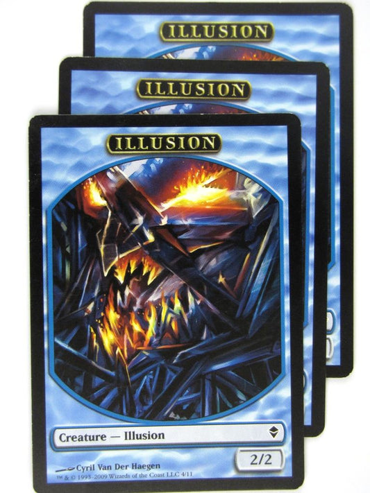 MTG Magic Token Cards: ILLUSION x3 # 20J83