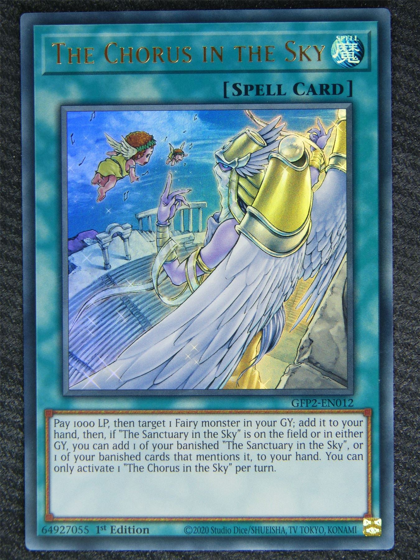 The Chorus In The Sky GFP2 Ultra Rare - 1st ed - Yugioh Card #80N