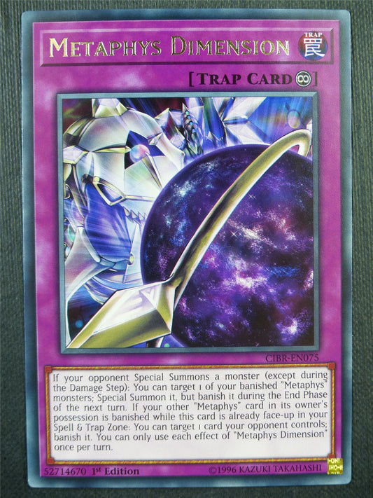 Metaphys Dimension CIBR Rare - 1st ed Yugioh Card #9C8