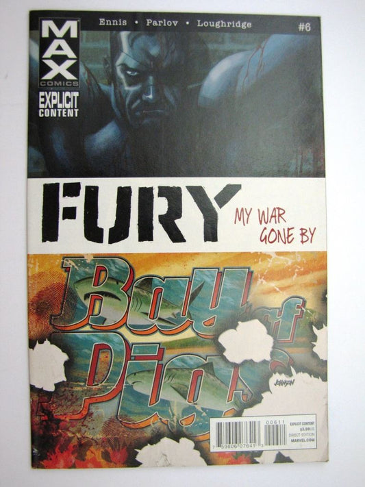 Marvel Comics: FURY MAX: BAY OF PIGS #6 NOVEMBER 2012 # 26E34