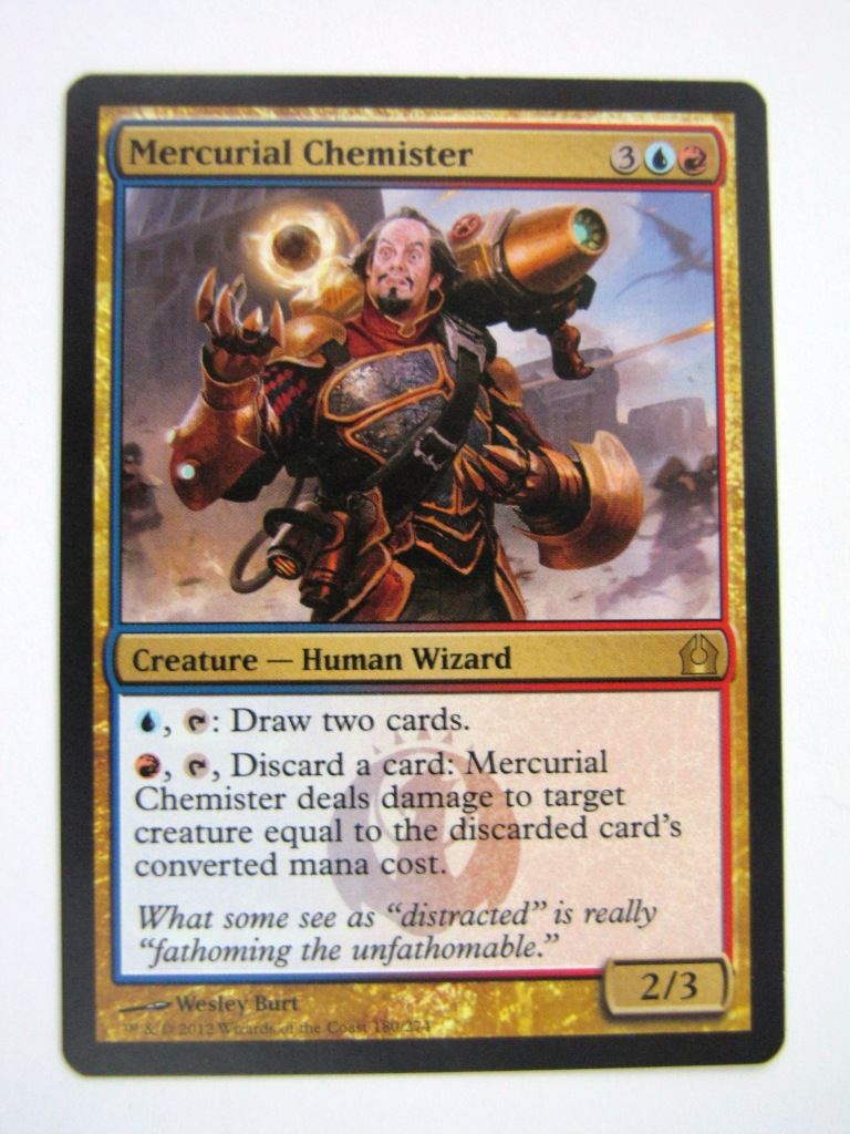 MTG Magic Played Cards: MERCURIAL CHEMISTER # 6J55
