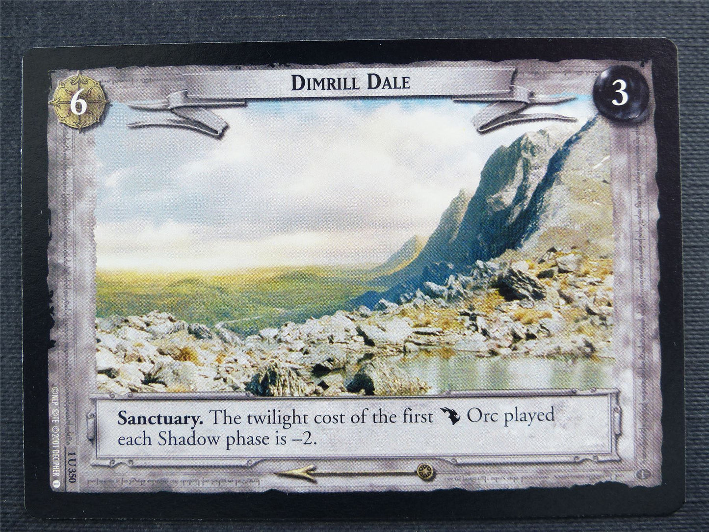 Dimrill Dale 1 U 350 - LotR Cards #2WW