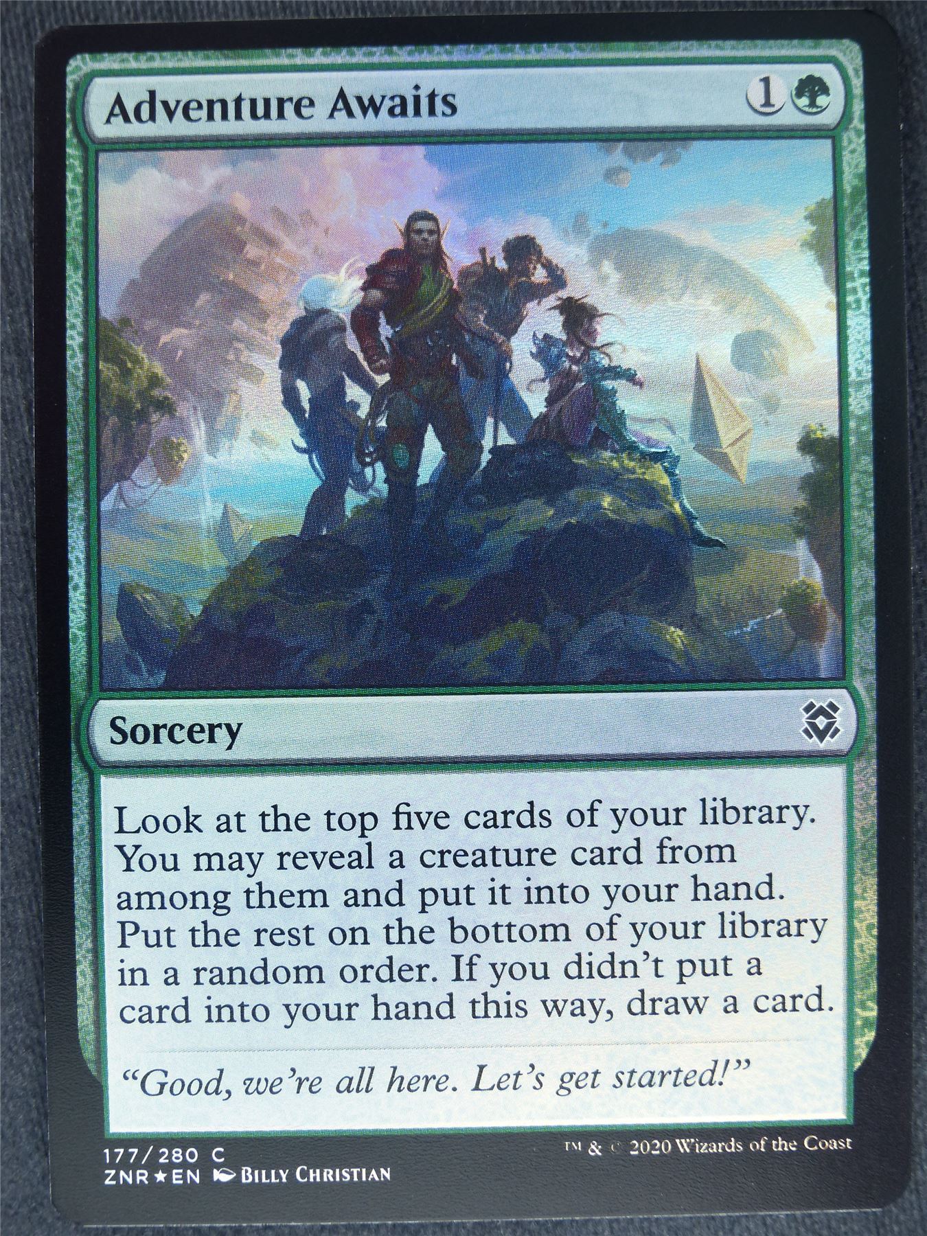 Adventure Awaits Foil Mint - Mtg Magic Cards #4C