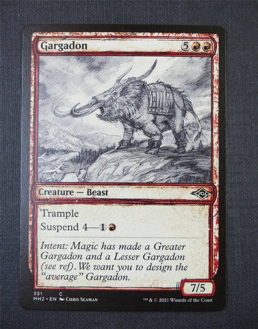 Gargadon Sketch - Mtg Card #50I