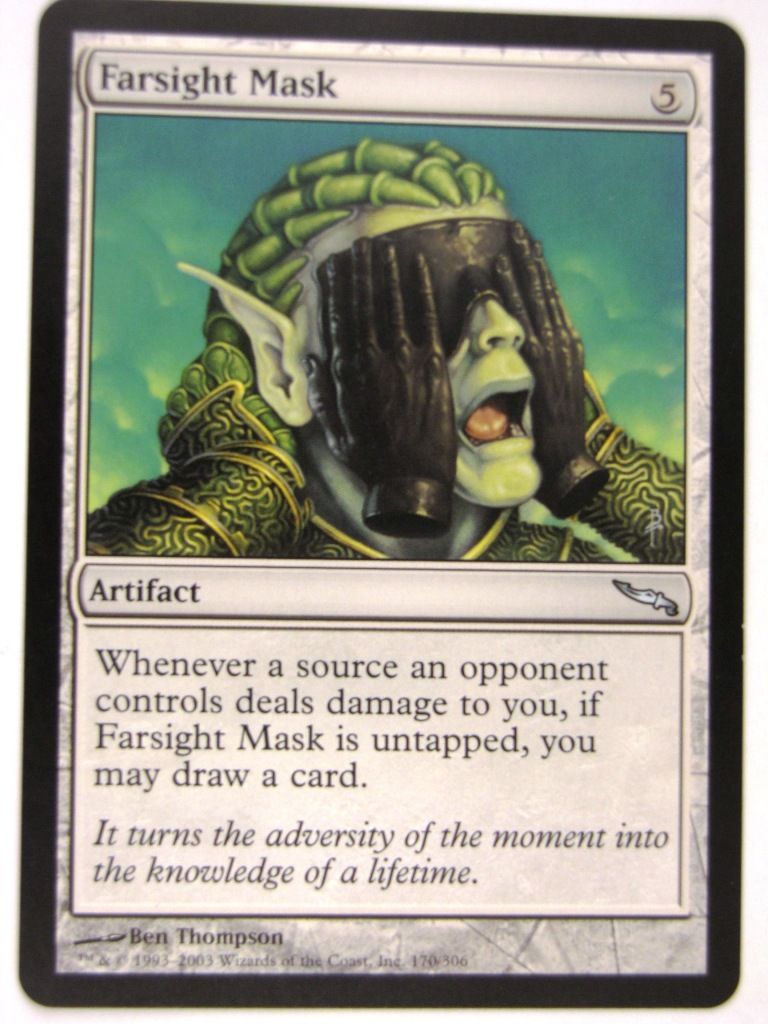 MTG Magic: the Gathering Cards: FARSIGHT MASK: MRD