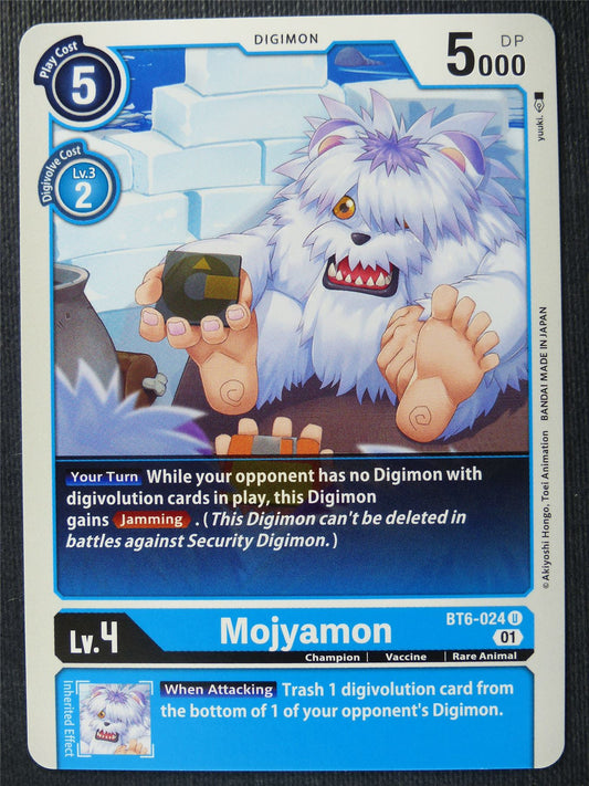 Mojyamon BT6-024 U - Digimon Card #4JW