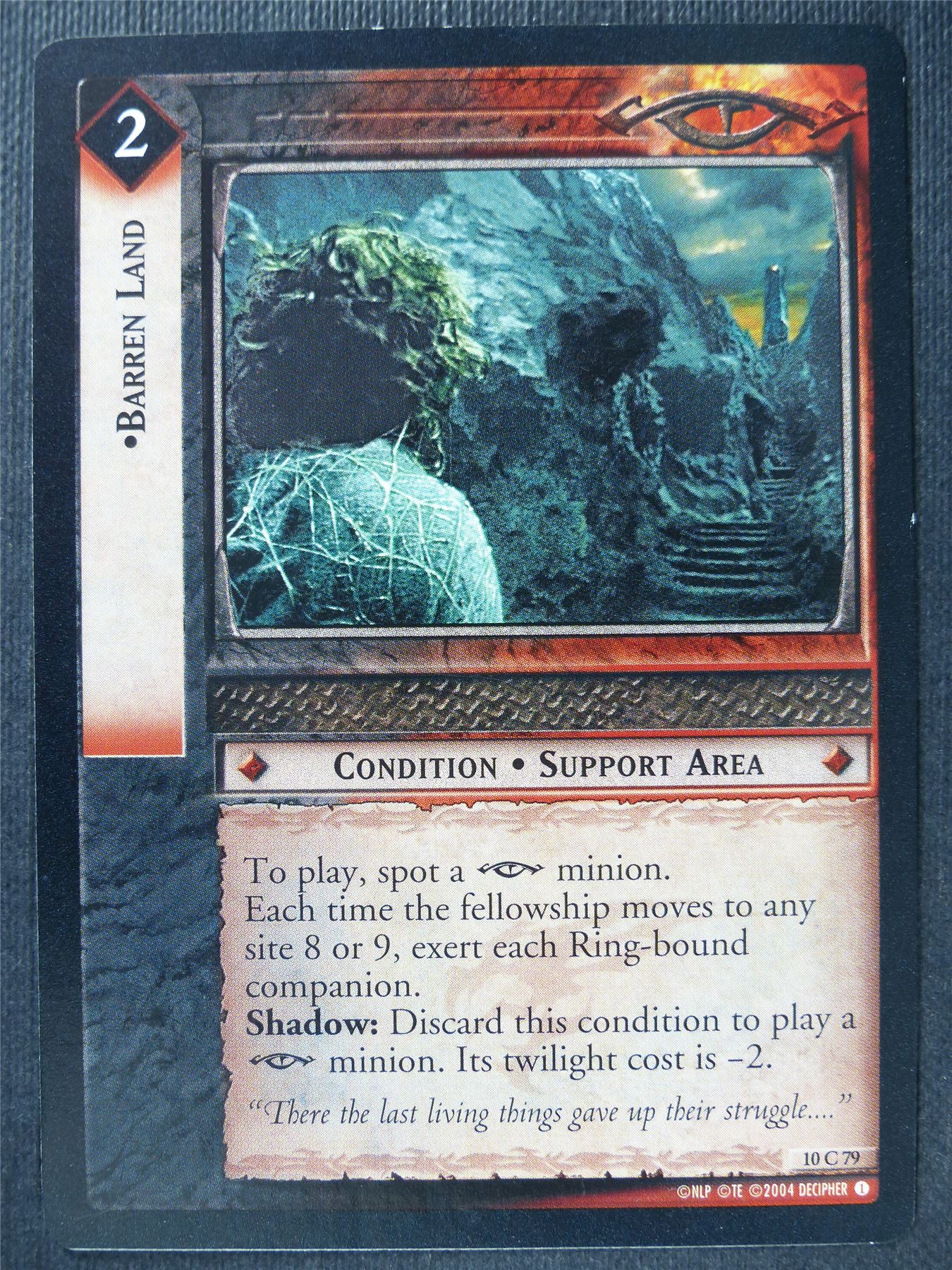 Barren Lands 10 C 79 - LotR Card #3HZ