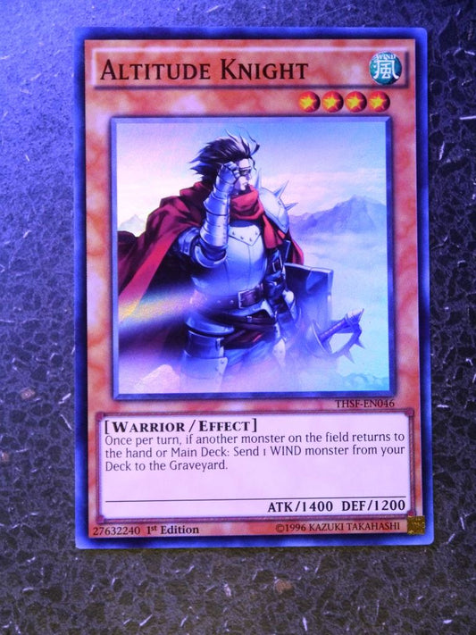 Yugioh Cards: ALTITUDE KNIGHT THSF SUPER  RARE # 2E64