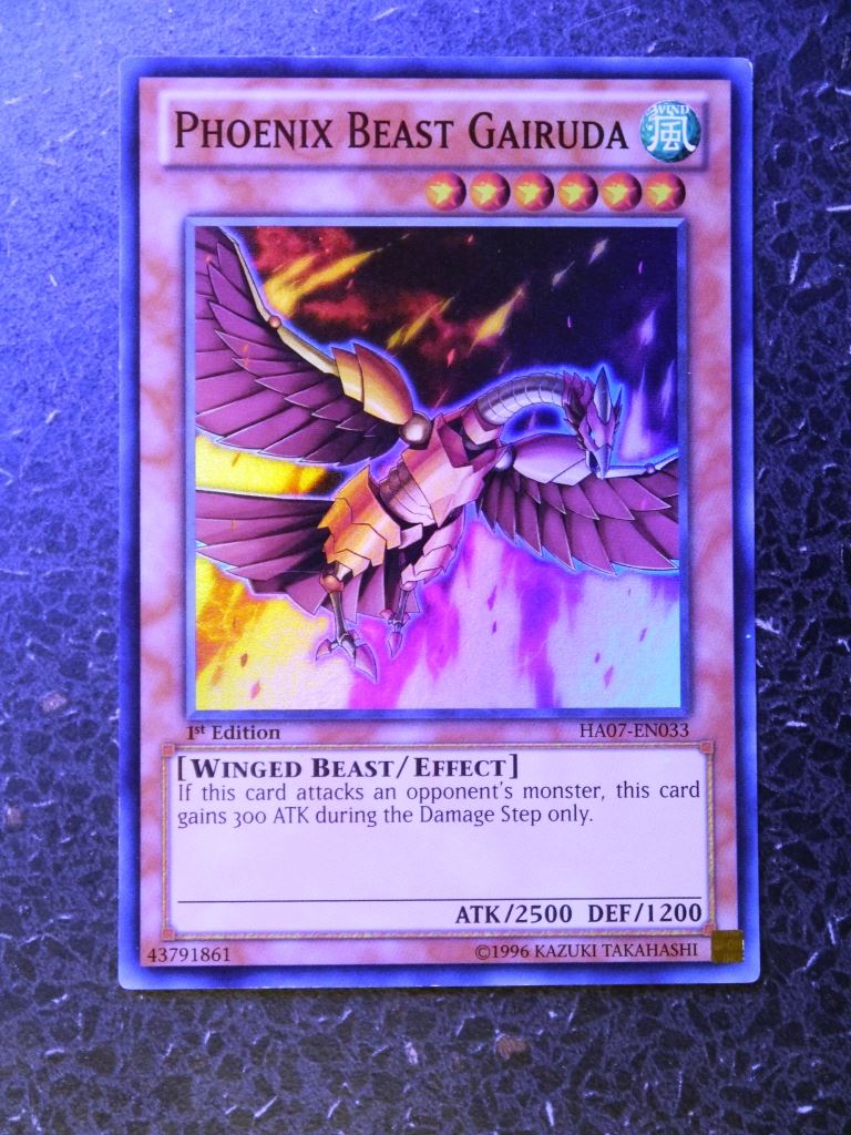 Yugioh Cards: PHOENIX BEAST GAIRUDA HAO7 SUPER RARE # 2E45