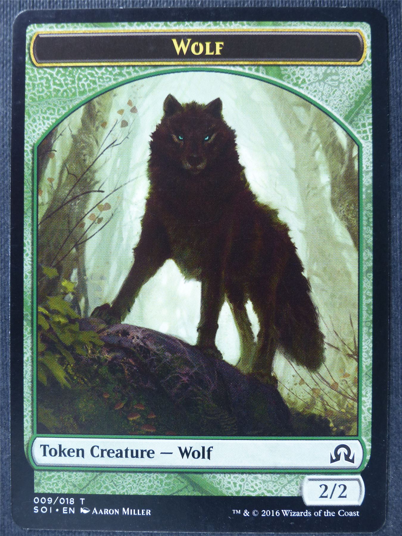 Wolf Token - Mtg Card #3TX