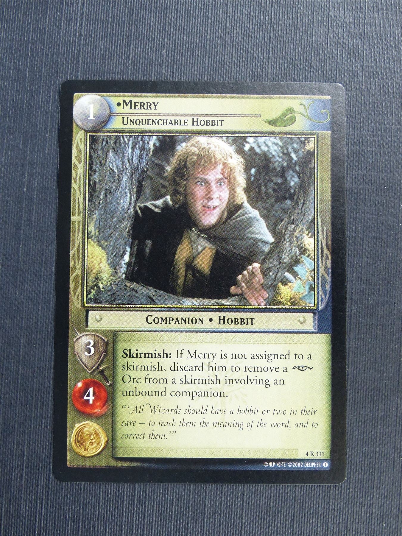 Merry 4 R 311 - LotR Cards #4TJ