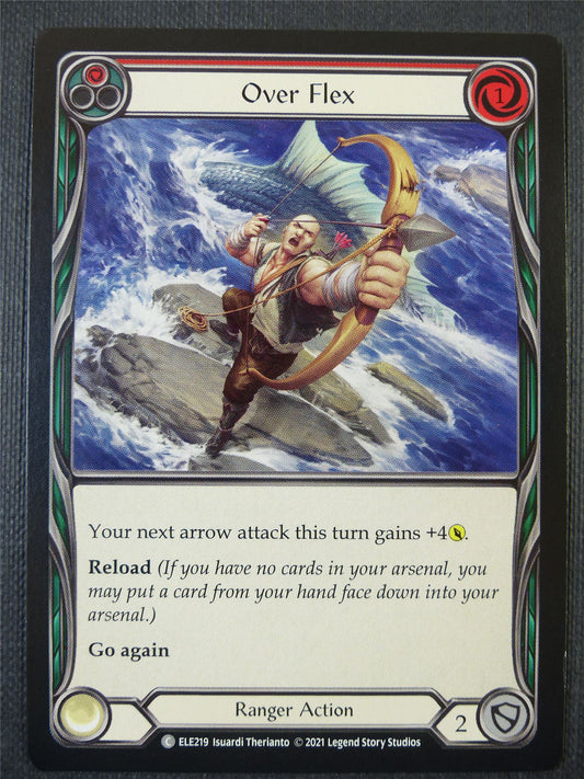Over Flex - Red - Tales of Aria 1st ed - Flesh and Blood Card #63K