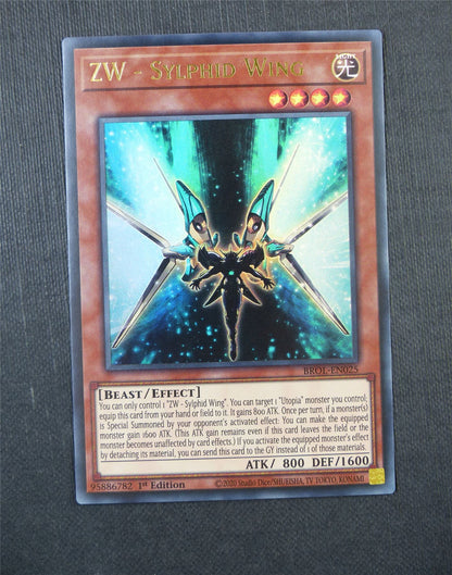 ZW Sylphid Wing BROL Ultra Rare 1st Ed - Yugioh Card #5FZ