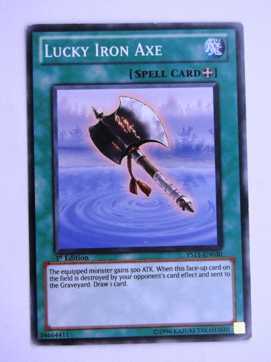 Yugioh Cards: LUCKY IRON AXE YS11 # 25E20