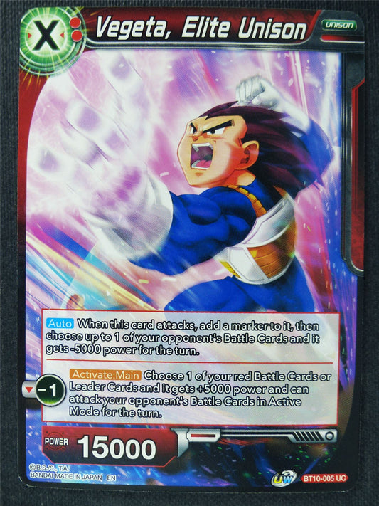 Vegeta Elite Unison - Dragon Ball Super Cards #5D