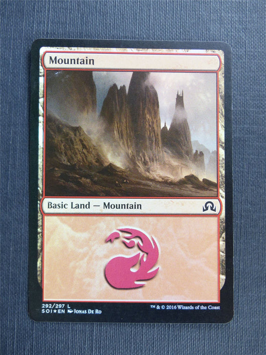 Mountain 292/297 Foil - Mtg Magic Cards #52Z