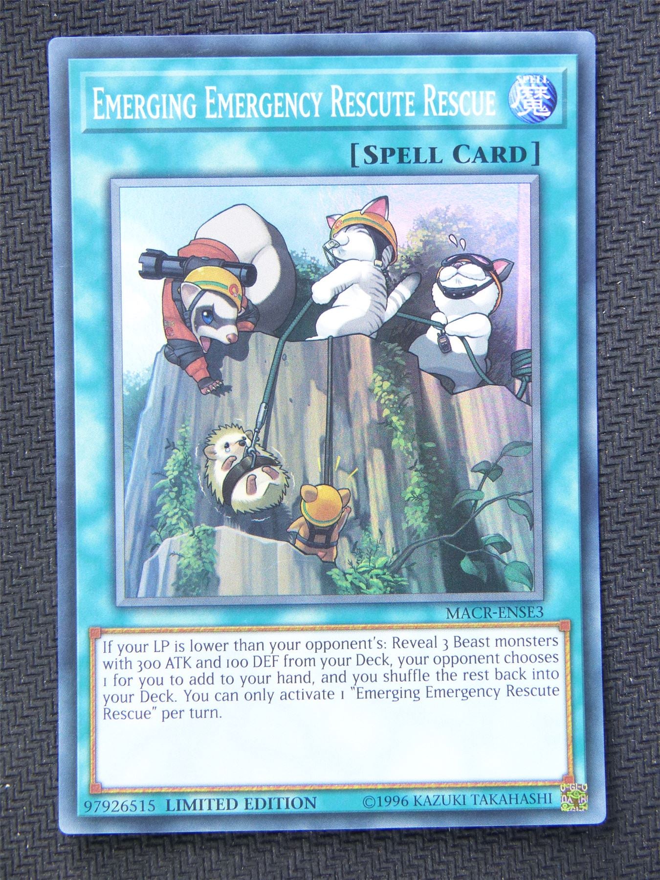 Emerging Emergency ReScute Recue MACR - Super Rare - Yugioh Card #5MT