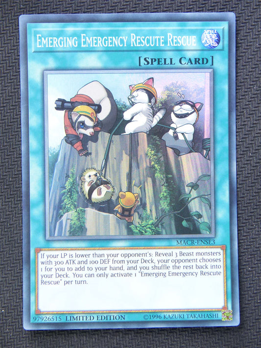 Emerging Emergency ReScute Recue MACR - Super Rare - Yugioh Card #5MT