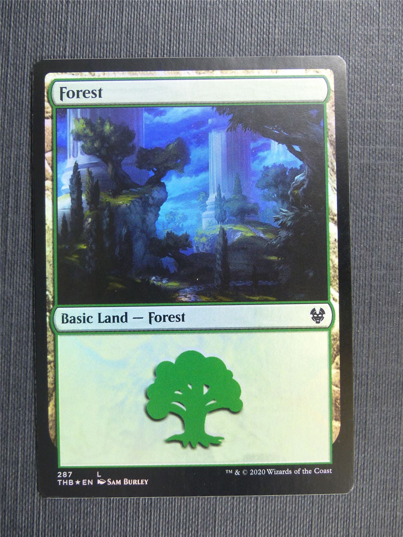 Forest 287 Foil - Theros Collector Ed - Mtg Magic Cards #3OE