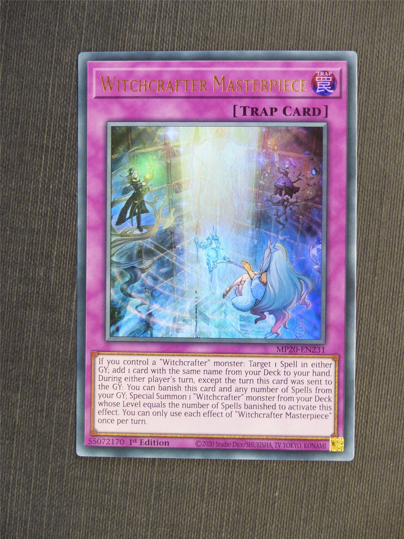 Witchcrafter Masterpiece MP20 Ultra Rare - 1st ed - Yugioh Cards #5JY