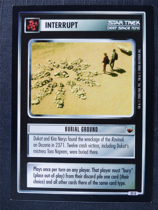 Burial Ground - DS9 - Star Trek Card #4WV