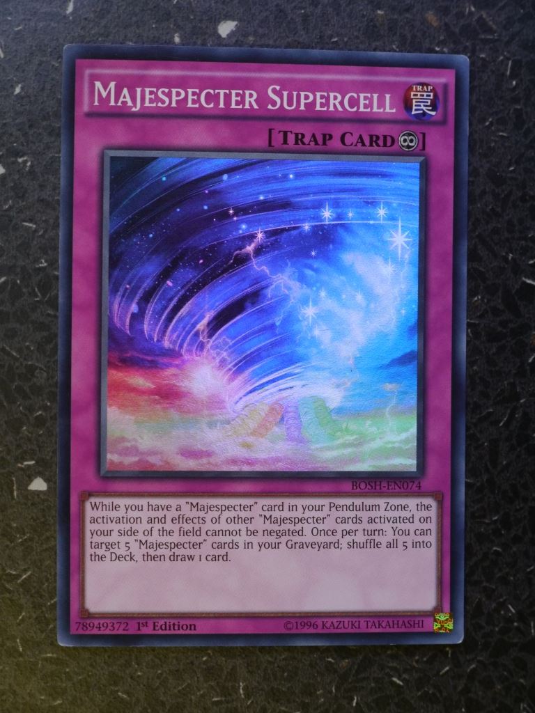 Yugioh Cards: MAJESPECTER SUPERCELL BOSH SUPER RARE # 4A14