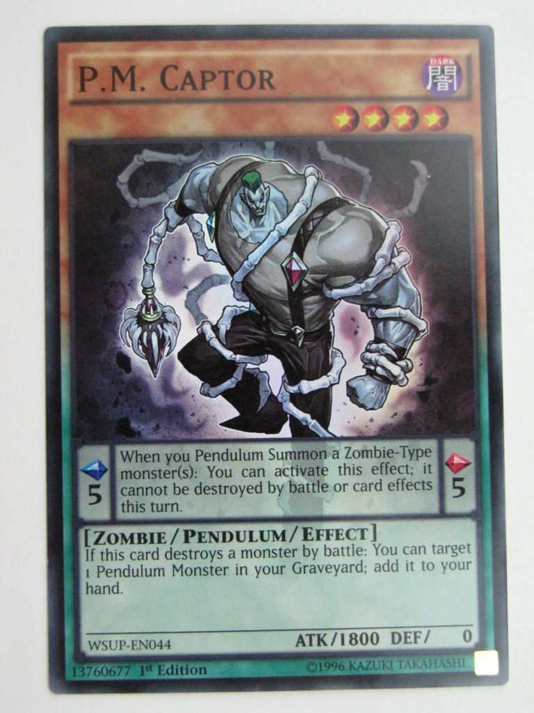 Yugioh Cards: P.M. CAPTOR WSUP SUPER RARE # 25E89